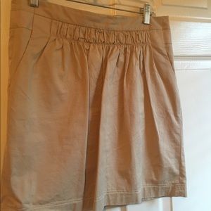 Banana stretch khaki skirt